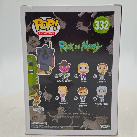 Funko POP! Rick and Morty Pickle Rick (with laser) #332 Vinyl Figure - Picture 4 of 7